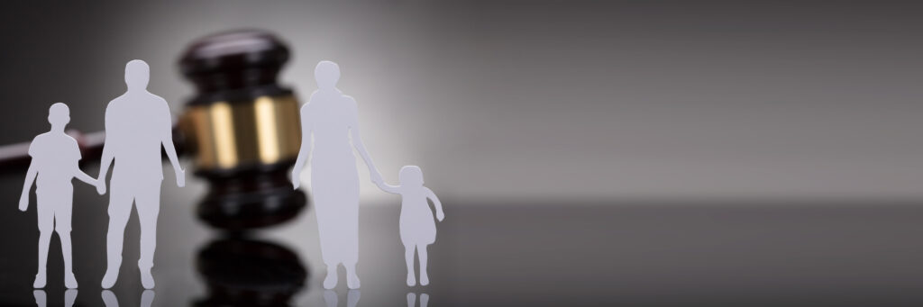 Separation Of Family Figure Cut Out